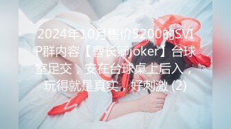 2024年10月售价5200的SVIP群内容【曹长卿joker】台球室足交，安在台球桌上后入，玩得就是真实，好刺激 (2)