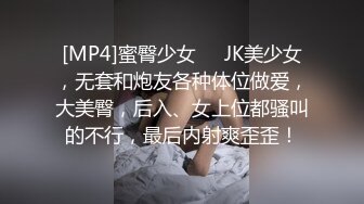 [MP4]蜜臀少女❤️JK美少女，无套和炮友各种体位做爱，大美臀，后入、女上位都骚叫的不行，最后内射爽歪歪！