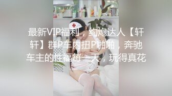 最新VIP福利，约炮达人【轩轩】群P车内扭P啪啪，奔驰车主的性福每一天，玩得真花