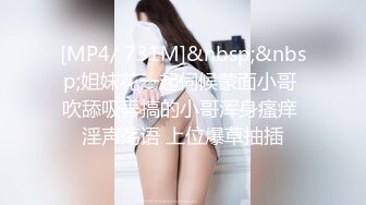 [MP4/ 731M]&nbsp;&nbsp;姐妹花一起伺候蒙面小哥 吹舔吸弄搞的小哥浑身瘙痒 淫声荡语 上位爆草抽插