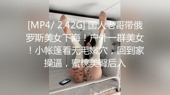 [MP4/ 2.42G] 国人老哥带俄罗斯美女下海！户外一群美女！小帐篷看无毛嫩穴，回到家操逼，蜜桃美臀后入