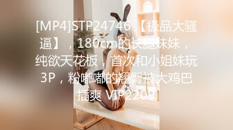 [MP4]STP24746 【极品大骚逼】，180cm的长腿妹妹，纯欲天花板，首次和小姐妹玩3P，粉嘟嘟的翘臀被大鸡巴插爽 VIP2209