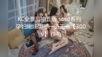 KC全景厕拍正版 soso系列  孕妇嫩妹阴部一览无余【300v】 (94)