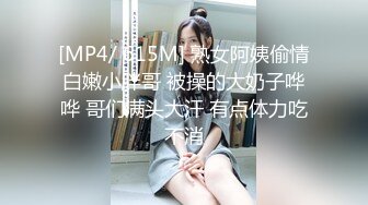 [MP4/ 615M] 熟女阿姨偷情白嫩小胖哥 被操的大奶子哗哗 哥们满头大汗 有点体力吃不消